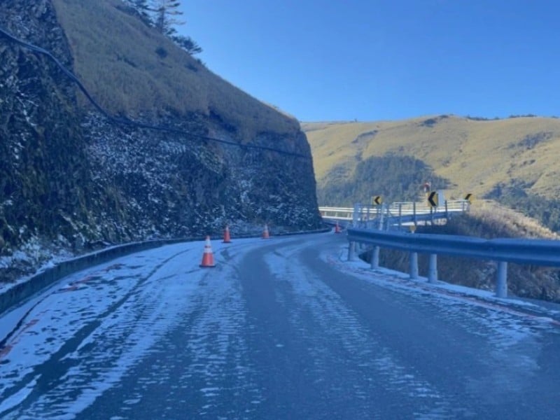 冷氣團來囉！ 台14甲線翠峰至大禹嶺18:00再次封路