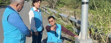 光華村600公尺路段18支路燈電線遭竊　吉安鄉公所會勘啟動防竊通報機制