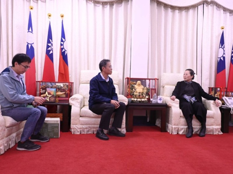 水保署花蓮分署新任分署長鐘啟榮拜會縣府