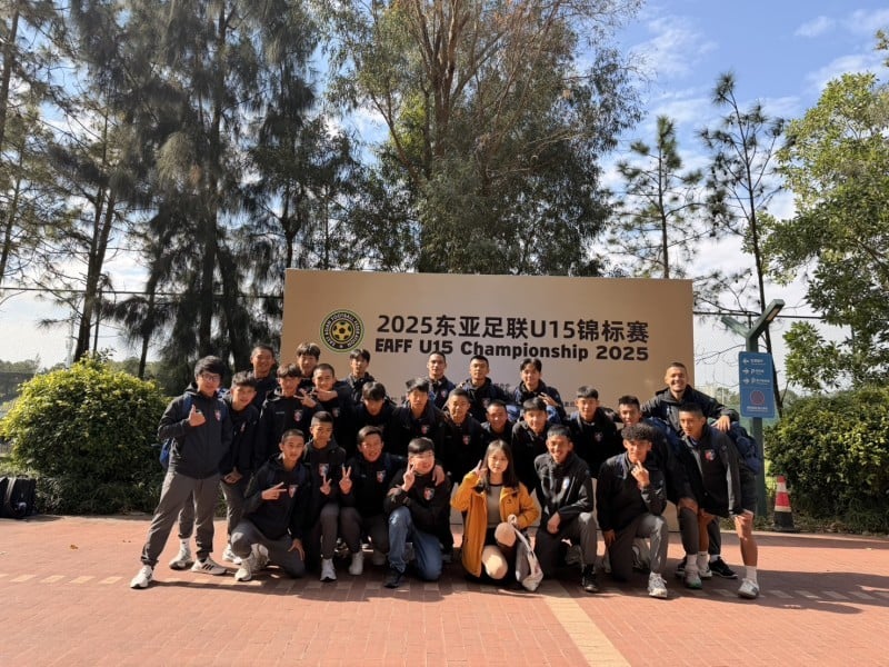 中華台北奪東亞足聯U-15錦標賽B組冠軍 其中有美崙國中4球員