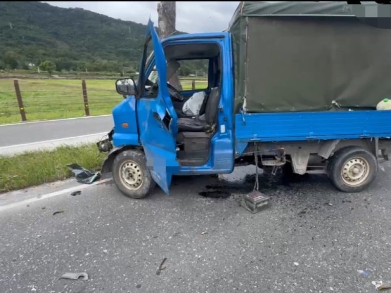 2小貨車追撞 ! 溫姓駕駛失控撞路樹 顱內出血、骨折送醫不治