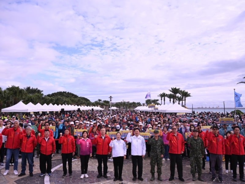 花蓮縣政府迎接2026健康新年元旦健走