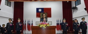 花蓮縣警局新任主秘、督察長、新城、吉安、玉里分局長走馬上任