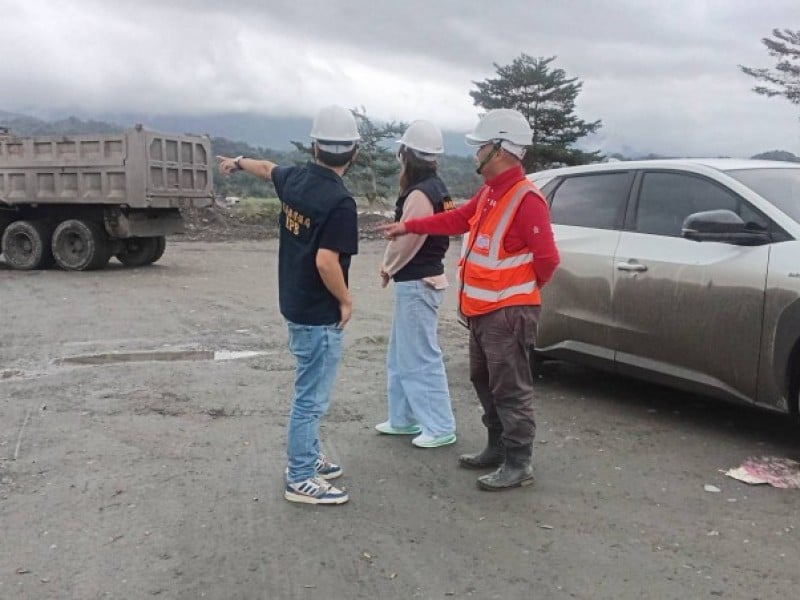 馬太鞍溪疏濬工致揚塵 縣府環保局要開罰