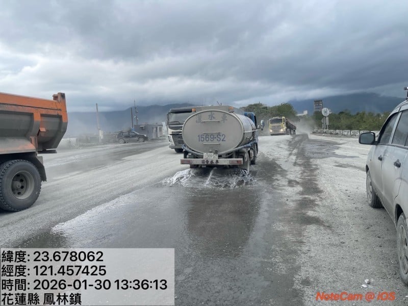 水利署：馬太鞍溪疏濬及堤防工程期間 強化車輛管制與道路清潔