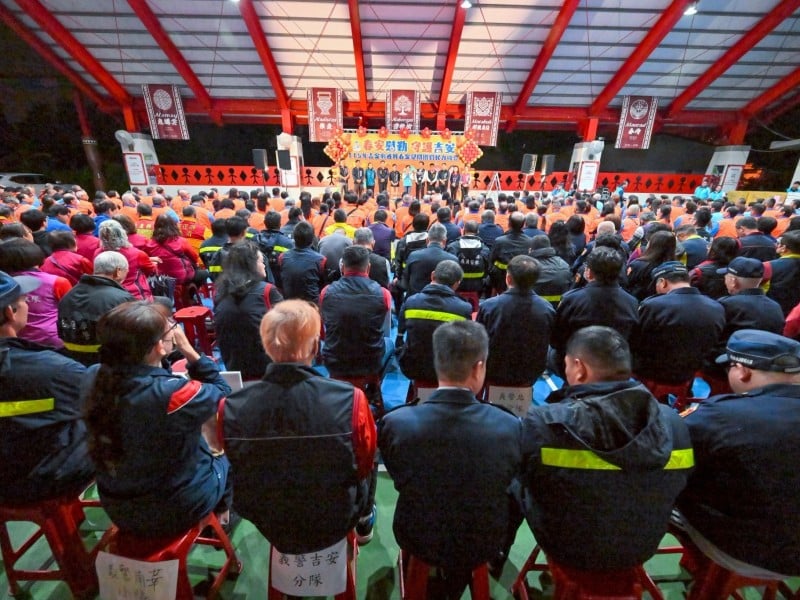 吉安鄉春安慰勤感謝守護平安年 游淑貞向九百餘位民力英雄致敬