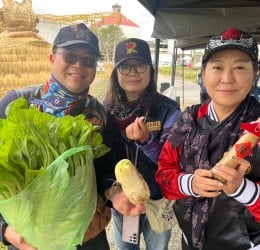 富里酸菜蘿蔔節「製作菜脯、福菜 拔蘿蔔」體驗 展示黑金「陳年老菜脯」