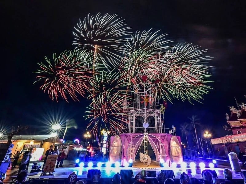 2026花蓮太平洋燈會煙火時程公布　情人節、年節檔期20:30準時綻放