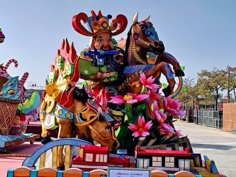 花監「財神花燈」勇奪台灣燈會優等獎