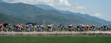 自由車環台賽昨進行幸福台九線站