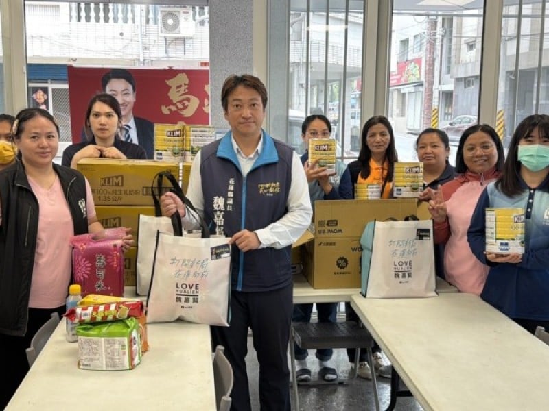 行願善行志工團攜手魏嘉賢 前進光復鄉送暖50戶弱勢家庭