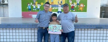 「孩子的畫，成為學校的牆」中城國小校慶前最暖風景