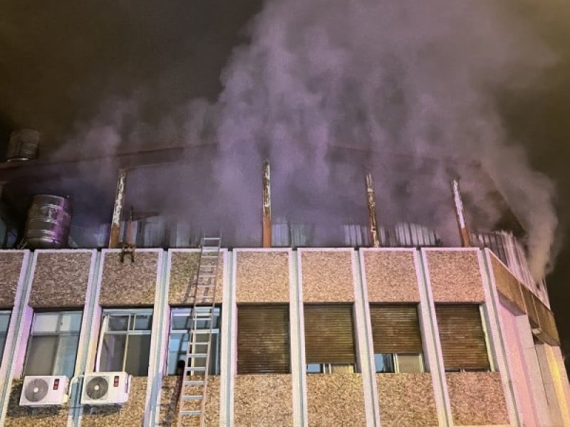 花蓮市富強路和裕民路口驚傳火警