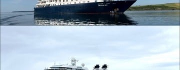 一連兩天都有大船入花蓮港