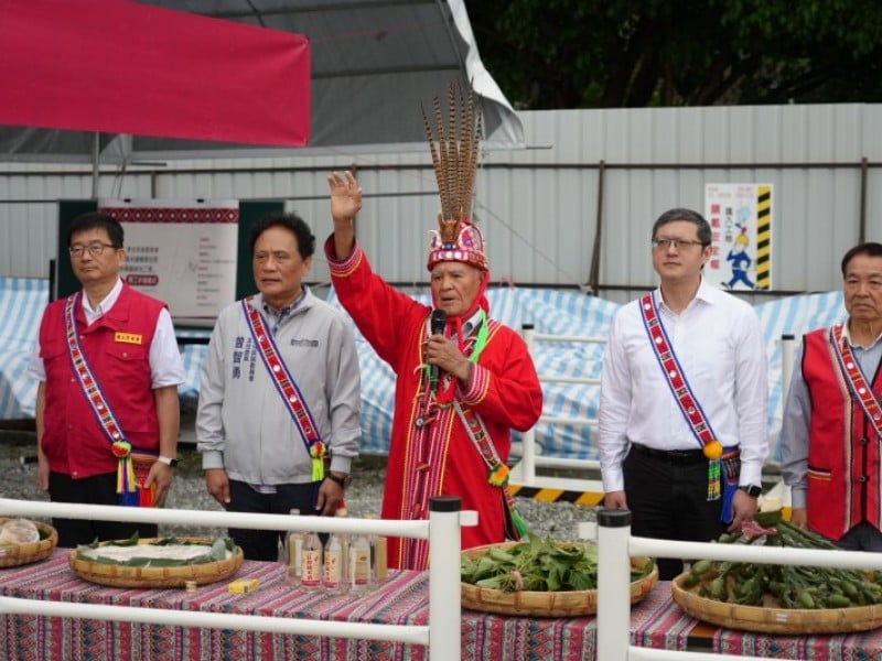 光復鄉原住民臨時安置處所今開工祈福