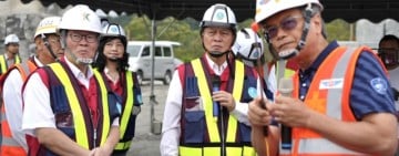 汛期將至 陳金德、季連成視察馬太鞍溪復建工程