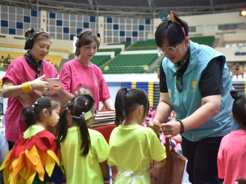 花蓮市幼親子運動會昨登場