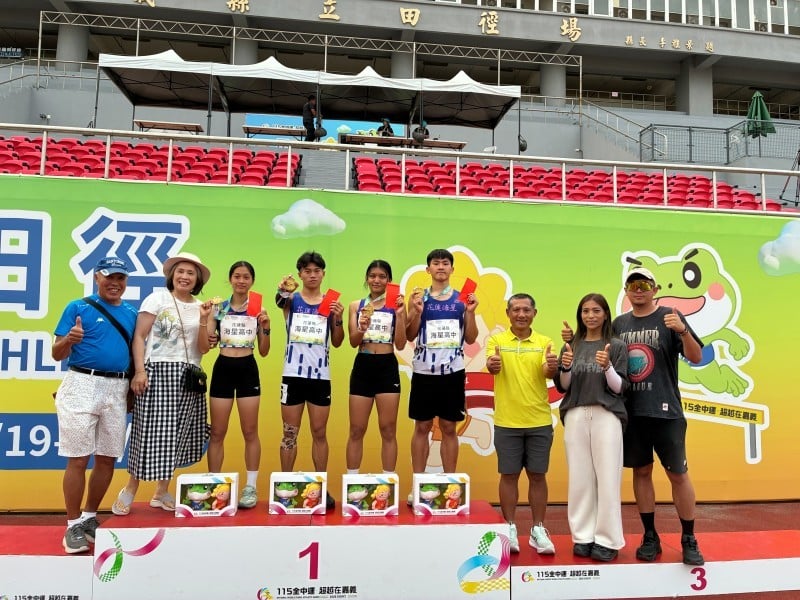 海星中學田徑、跆拳、空手道三線齊發 全中運勇奪3金4銀5銅