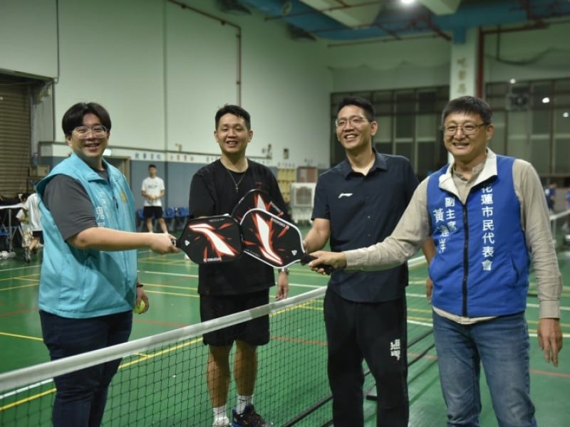 市公所完善匹克球場地力推全民參與