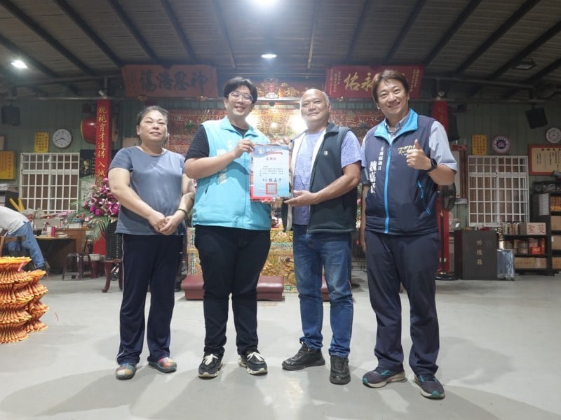 無極慈靈慈惠堂捐贈福源麵助花蓮市實物銀行