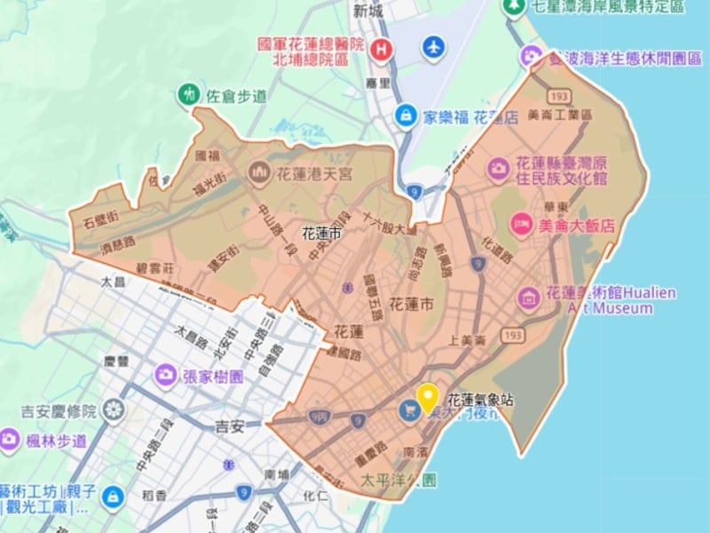 中央氣象署5月18日於花蓮市辦理「巨浪告警」細胞廣播演練，收到測試訊息請勿驚慌