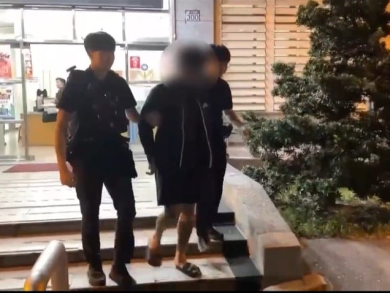 男子疑似失控毆打計程車司機 花警獲報依法逮捕送辦