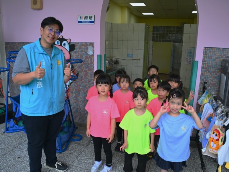 魏嘉彥前進幼兒園宣導正確洗手防病毒