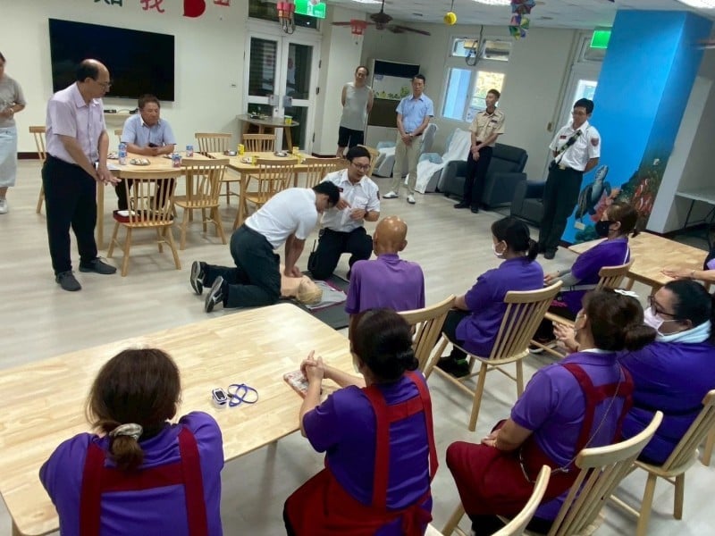 警消接力搶命 72歲OHCA男子痊癒