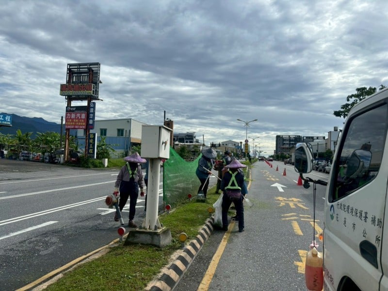 花蓮市公所落實路樹養護與市容維護