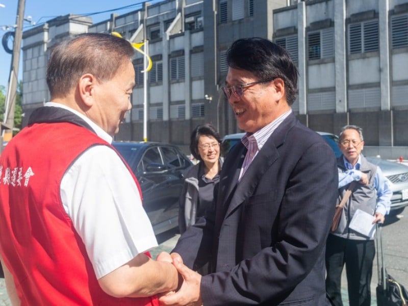 中選會主委游盈隆赴花蓮參加選務工作會議