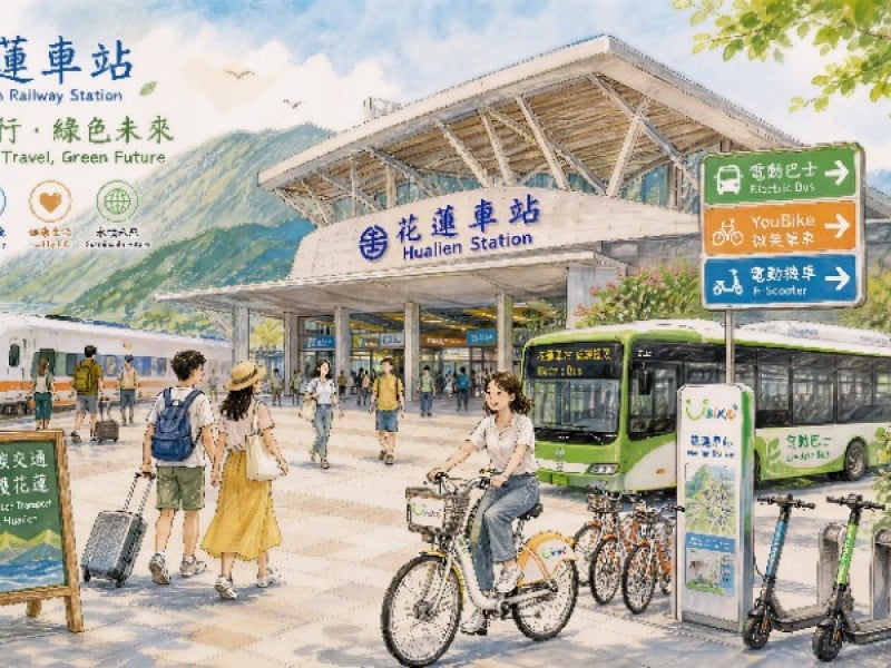 花蓮12條綠色自由行帶你邊旅行、邊減碳