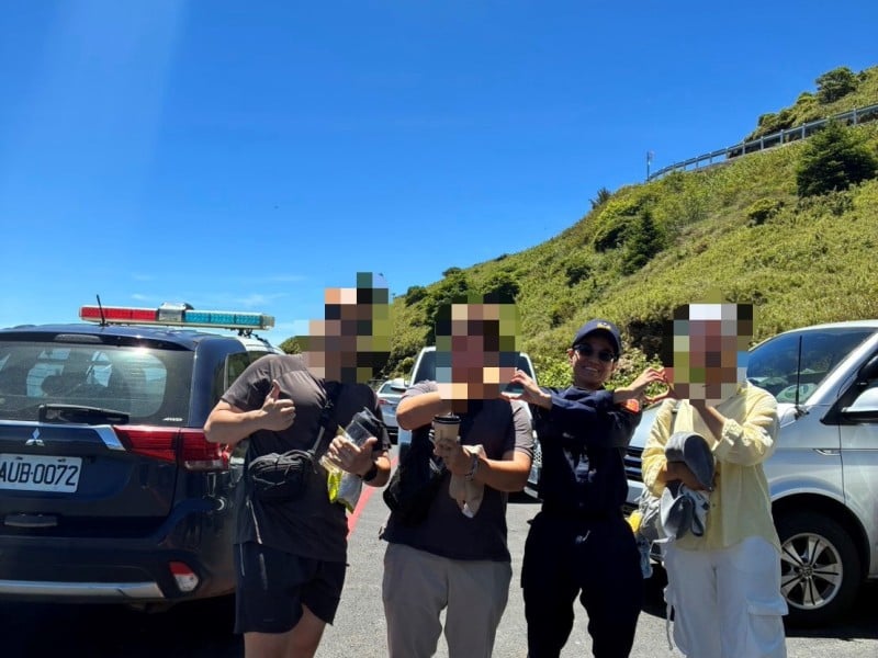 外籍遊客攀登合歡山疑高山症發作　新城警即時協助平安脫險