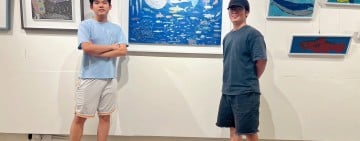 17歲畫出自己的海洋　李宇和首度個展藝托邦開幕
