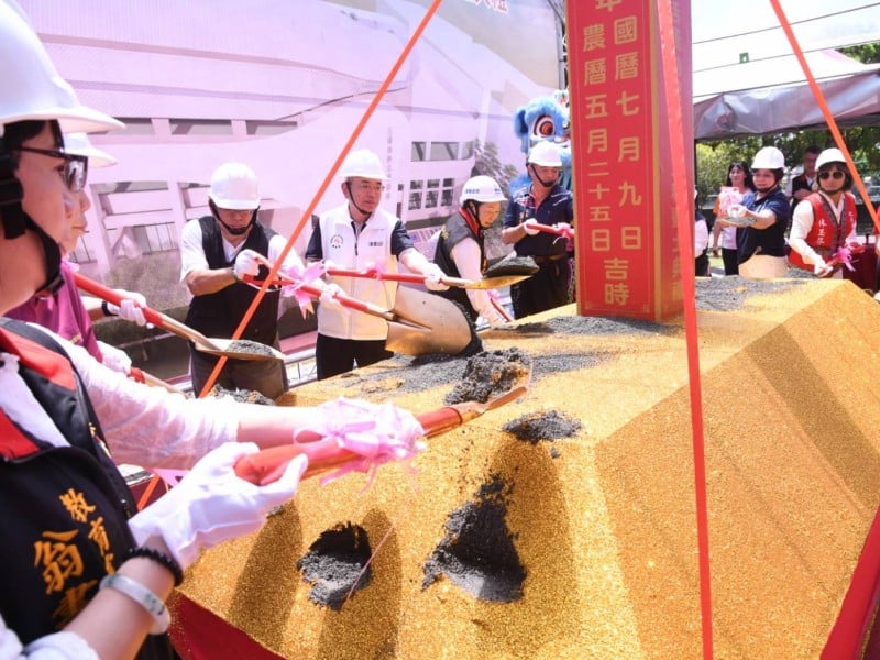 玉里「樂活運動館」動土 ! 總經費3億8千多萬 明年下半年完工