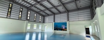 震後復原強化 ! 富北國中校舍建置LED顯示器 縣府補助250萬元