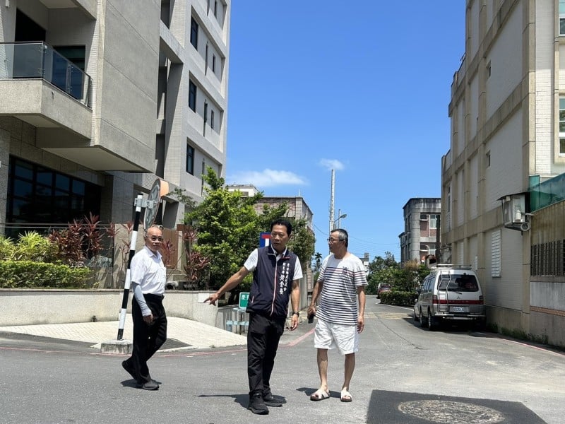 跨單位追查吉安「滲漏水源頭」 !  黃金發積極協調實地會勘 