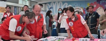 花蓮首場TTX示範在吉安 指揮官游淑貞兵棋推演全程掌握防災決策節奏