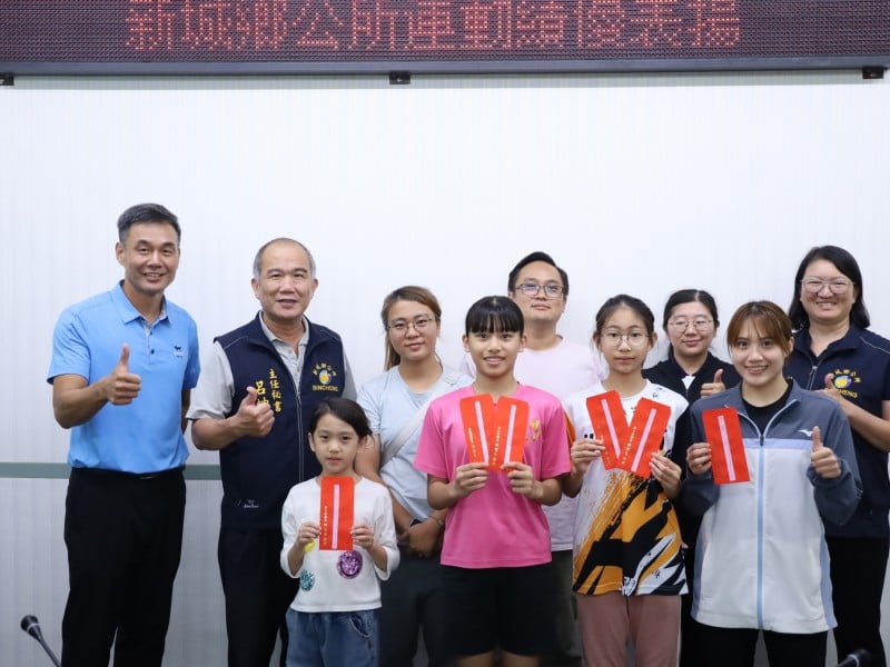 表揚運動績優選手！何禮臺勉勵持續精進、再創佳績