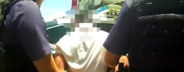 超商驚傳男子持刀滋事