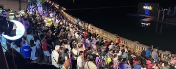 2026花蓮FUN暑假 加碼火舞首場演出吸引大批人潮 鯉魚潭夏夜再掀熱潮 邀請民眾把握最後兩場精彩演出
