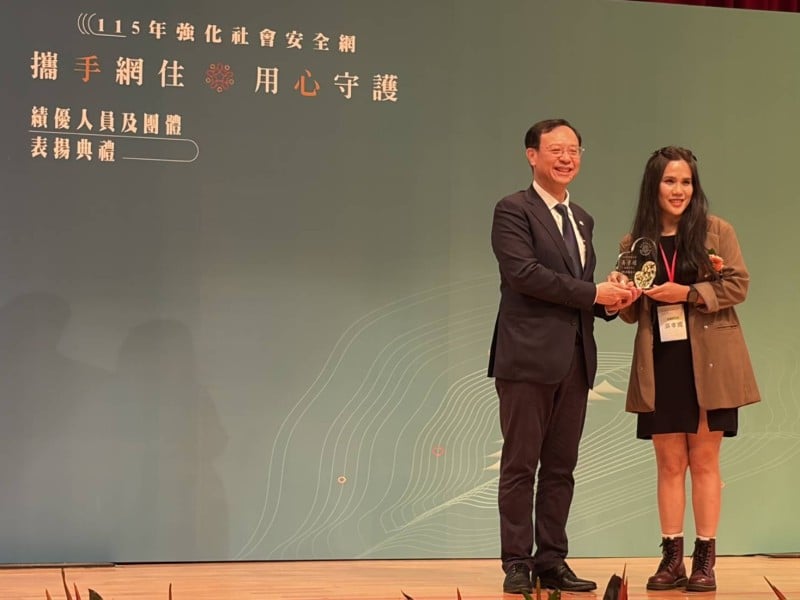 吳孝姬處遇社工 榮獲115年度強化社會安全網績優人員獎