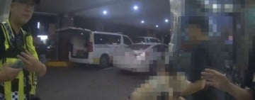 警車一路鳴笛開道將即將臨盆孕婦從瑞穗送到花蓮市