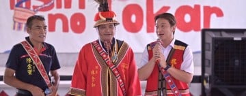 魏嘉賢從花蓮市一路南下富里參與逾10場年祭