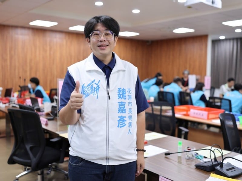 魏嘉彥今登記參選爭取花蓮市長連任