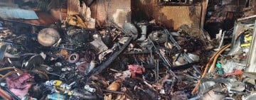 濃煙1公里外清晰可見！福光街住宅陷火海　住警器即時示警助鄰里報案