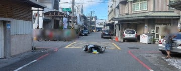 東海十一街與東里七街路口交通事故 吉安警呼籲行經無號誌路口應減速慢行