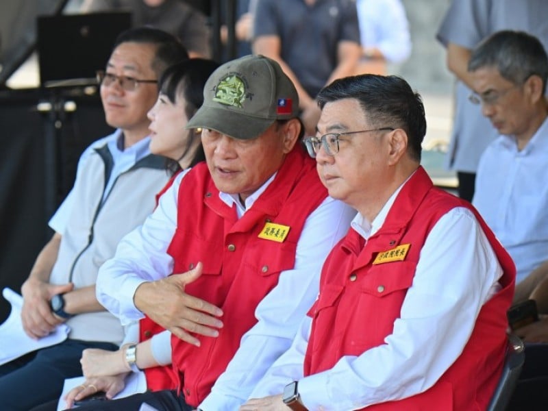 卓揆赴花蓮視導國家防災日和平港與和平電廠演練