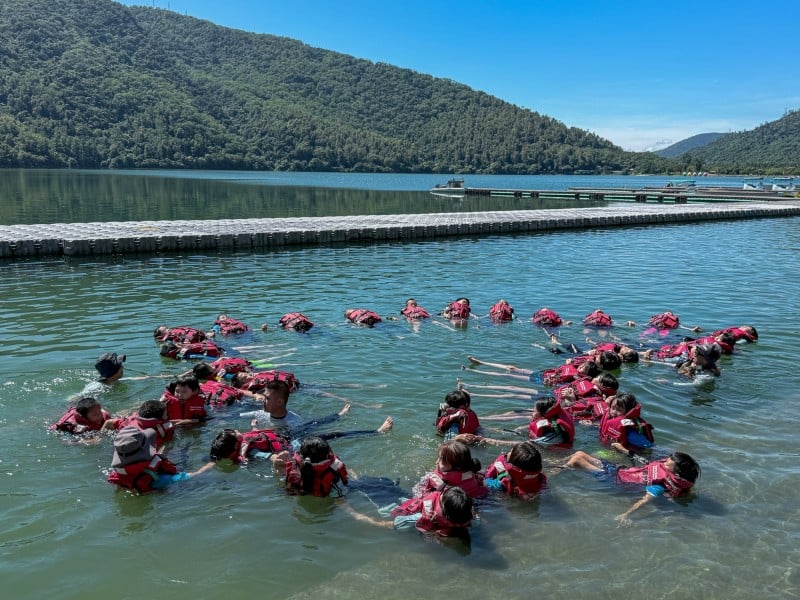 鯉魚潭水域安全體驗 ! 讓防溺知識成為學童自救本能