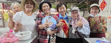 游淑貞光復掃街談災後重建 ! 主張「全流域治水」結合產業再生 重返榮景