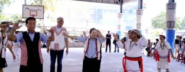 徐榛蔚參加萬榮太魯閣族感恩祭